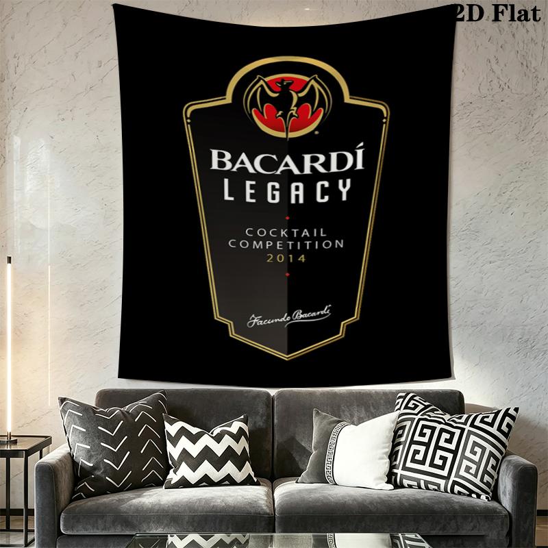 Bacardi Wandkleed Esthetisch Wandkleed Bedrukt Stof Deken Decoratieve Wandkleden voor Slaapkamer Woonkamer Huisdecoratie