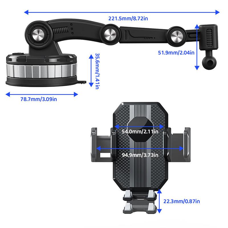 Factory direct supply across Amazon new car mobile phone bracket car suction cup car new truck bracket