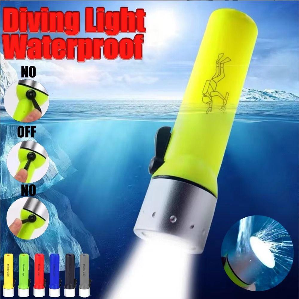 Waterproof Diving Lamp Magnetic Control Underwater Flashlight LED Magnetic Flashlight  Home Outdoor