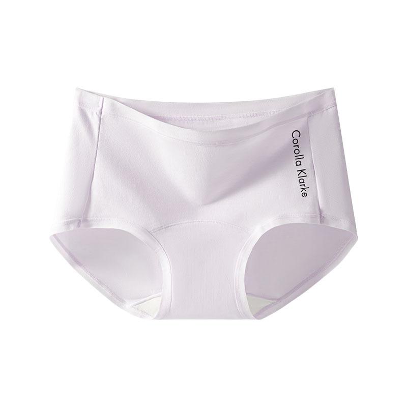 Girl Spring and Autumn Simple Letter Pure Cotton 10A Extended Antibacterial File Middle Waist Triangle Briefs