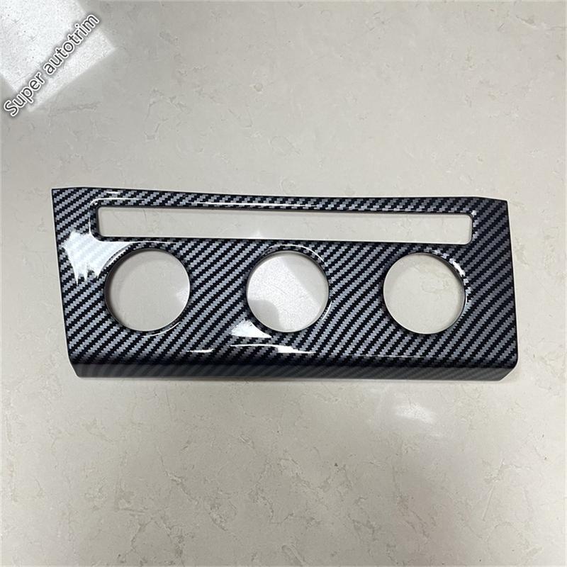 For Volkswagen Jetta Mk7 - Car ABS Accessories Central Control AC Air Conditioning Panel Decoration Frame Cover Trim