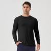 Men's Breathable Ice Silk Sun Protection Long Sleeve Running T-shirt