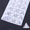 Flat Bottom Triangle Glass Hand Sewn Drill White Ab Hand Sewn Glass Drill, High Flash Diy Crystal Diamond Clothing With Drill