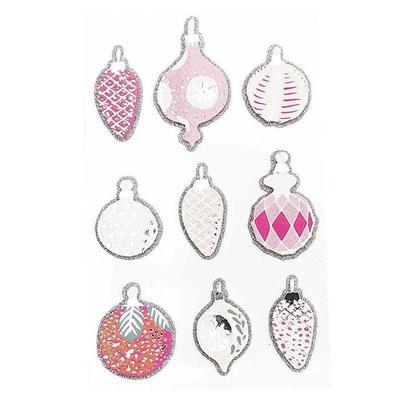 Naklejki 3D - Pastele - Dekoracje świąteczne - 6 szt. - Naklejki - Scrapbooking