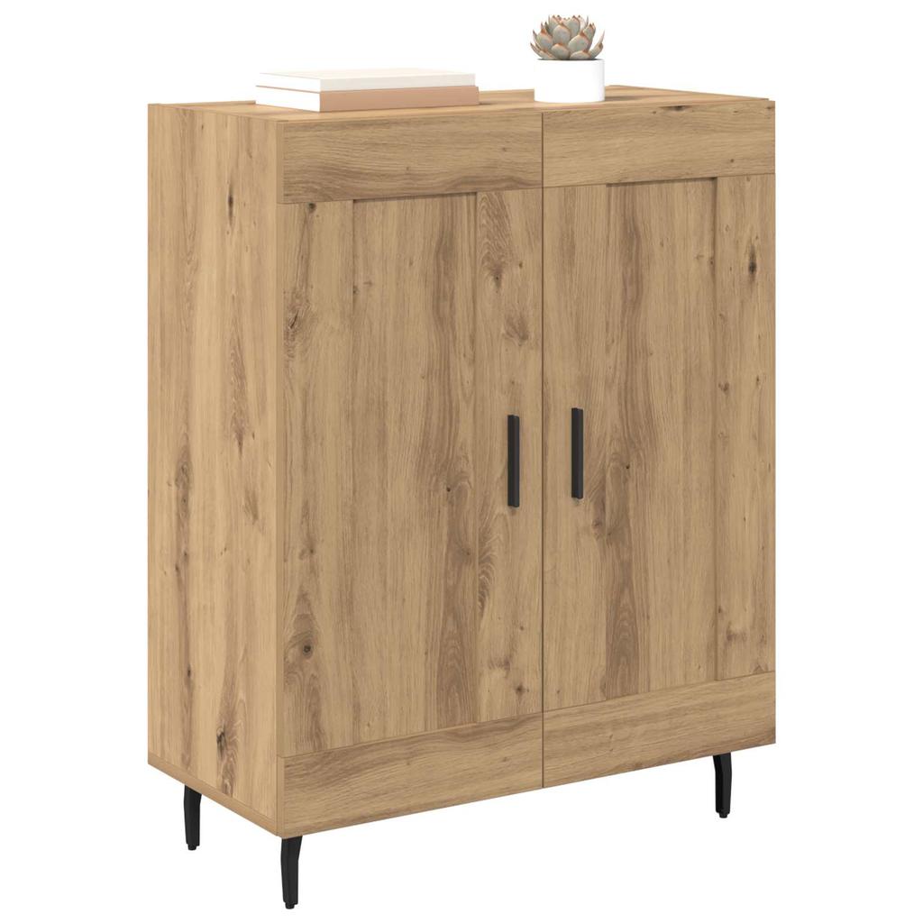 Sideboard Artisan Oak 69.5 x 34 x 90 cm Composite Wood and Iron