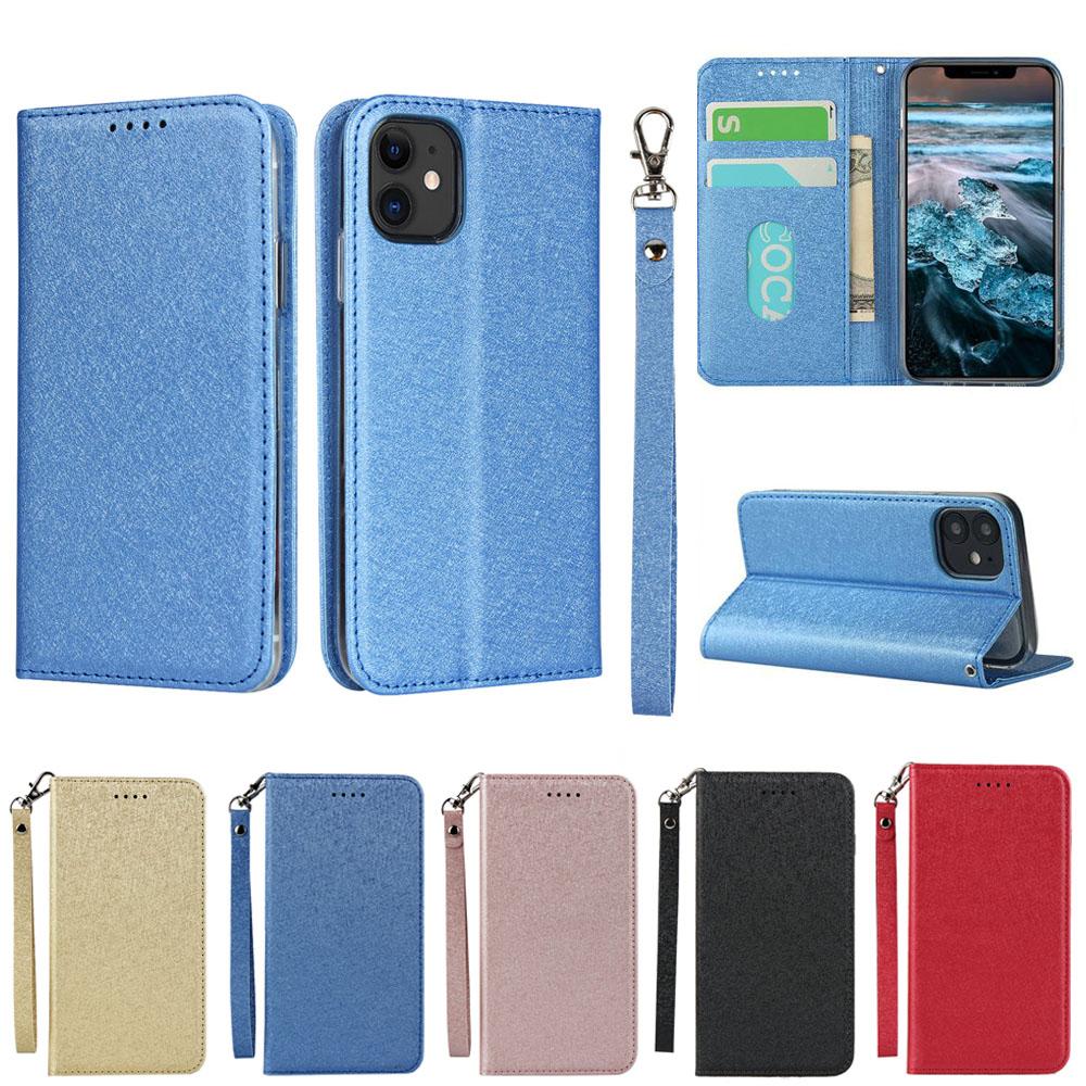 

Роскошный кожаный чехол с шелковым узором для iPhone/Samsung/HUAWEI/Google/Sony/OPPO/LG/Xiaomi Магнитный флип-кошелек с держателем для карточек