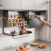 Punch-Free Wall-Mount Kitchen Seasoning and Storage Rack