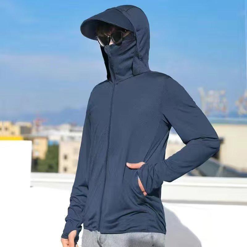 Men's Ultra-thin Ice Silk Fishing Jacket - Breathable, Anti-UV, Sun Protection for Summer Outdoors (2025 New)