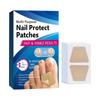 Ongles doux pour les mains et les pieds, incrustations, épaississement des ongles, sillons brillants, patch de soin des ongles gris