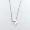 Y2K Irregular Hollow Star Pendant Stainless Steel Necklace for Women Men Unisex Punk Hip Hop 2023 Trending Neck Chain Jewelry