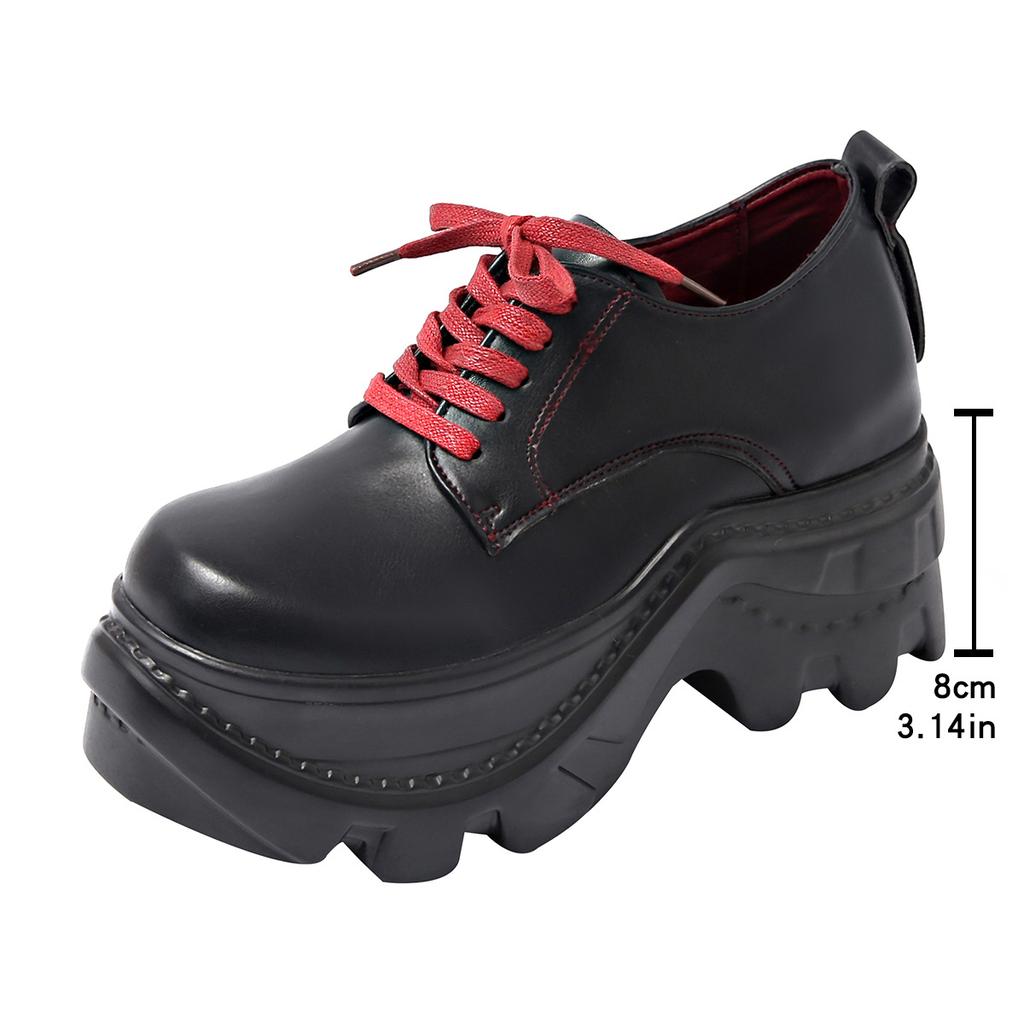 Fashion High Heels Women Sport Shoes Platform Designer Sneakers Casual Woman Mary Jance Shoes 2025 Autumn Fashion New Chaussure Femme