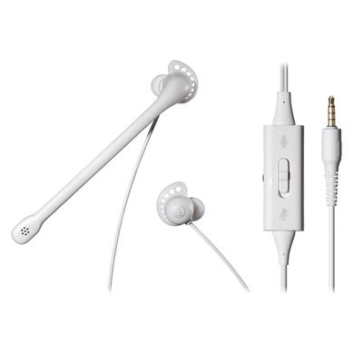 Audio Technica In-Ear-Headset Stereo Noise Cancelling Mikrofon Handregler Behandlungskabel WH ATH-202COM PC/PS4/PS5/Switch/Xbox One/3,5mm
