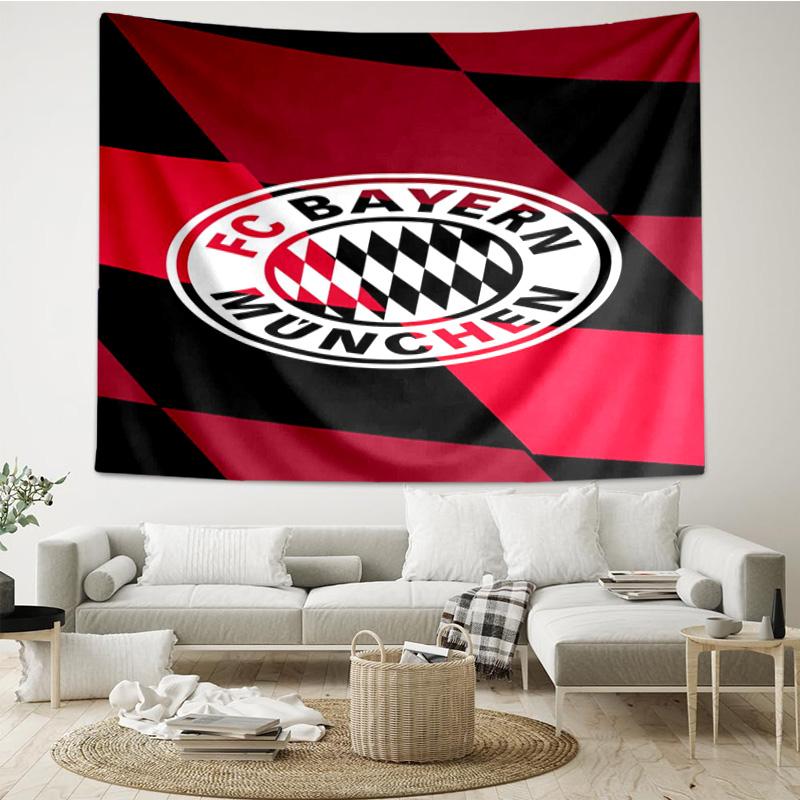 1PC Munich Football Club Printed Tapestry Room Decoration Wall Hanging for Living Room Bedroom, dormitory, Birthday and Christmas gifts
