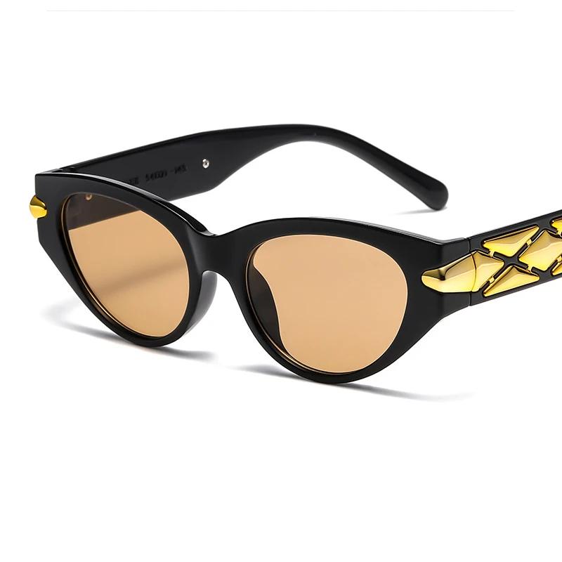 

Трендовые Солнцезащитные Очки Женские Роскошный Бренд Винтажные Квадратные Солнцезащитные Очки Модные Ретро Женские Кошачий Глаз Очки Очки oculos de sol As Picture