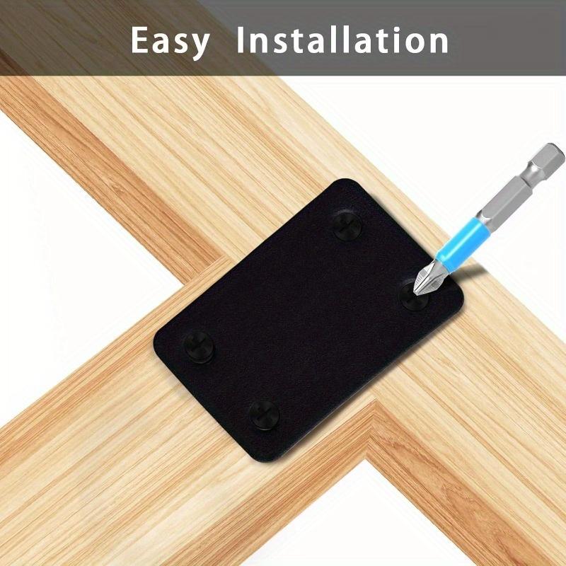 Stainless Steel Mending Plates Kit 2.37x1.5 Inch - Straight Flat Plates with Holes for Furniture Wood Joint Fasteners Mounting B