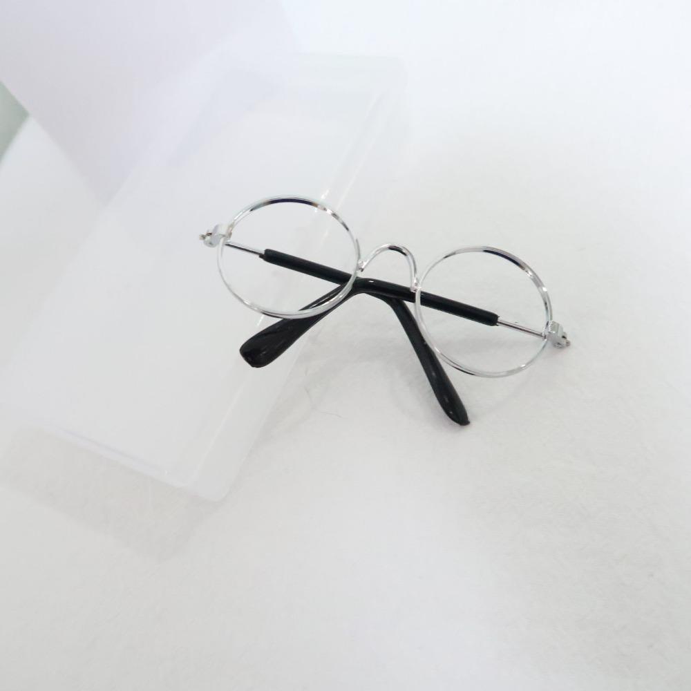Toys Round Frame Glasses Multi Color Toy Decorative Glasses Miniature Eyeglasses  for 20CM Doll