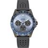 Odyssey Blue Grey Stainless Steel Silicone Men's Quartz Watch W1108G6