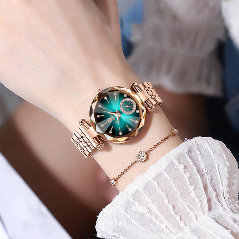 POEDAGAR Elegant Luxury Women's Quartz Watches Waterproof Stainless Steel Watch Casual Fashion Ladies Wristwatch
