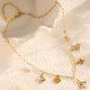 New Variety of Four-leaf Clover Pendant Necklace, Simple and High-end K Diamond Necklace, Women's Non-fading Jewelry Necklace