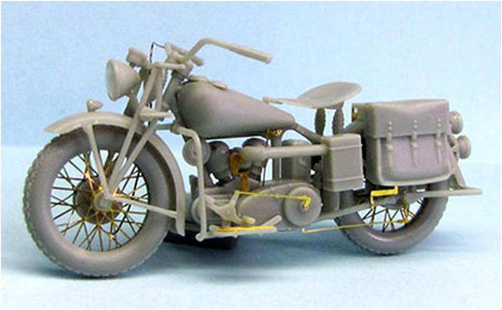 Thunder Model US Army Indian 741B Military Motorcycle Plastic Model TB35003 1/35