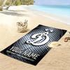Name Custom FC Dynamo Moscow Print Beach Towel, Large Soft Quick Dry Towel for Beach Camping Swimming