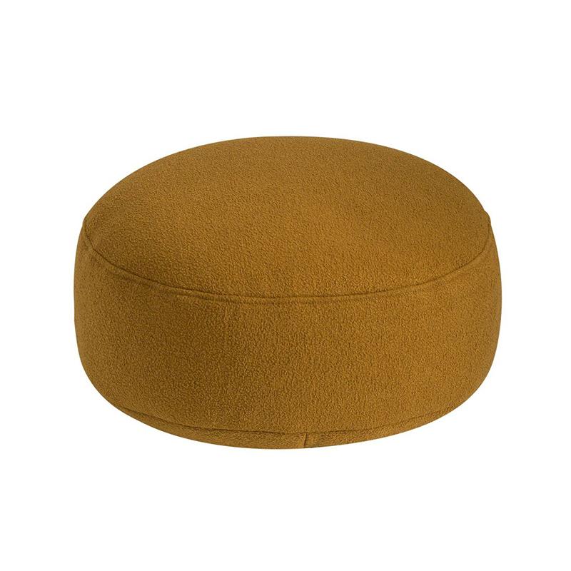 Modern Futon Circle Fleece Velvet Cushion Cover Pouf Yoga Meditation Cushion Balcony Tatami Mats Unstuffed Cushion No Filling