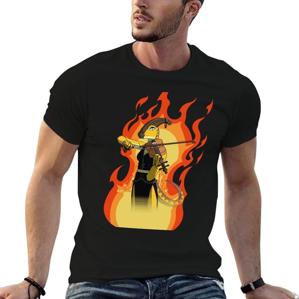 DINOMETAL PARASAUROLOPHUS TShirt T Shirts for Man Graphic Tees Man T Shirts Cotton TShirt