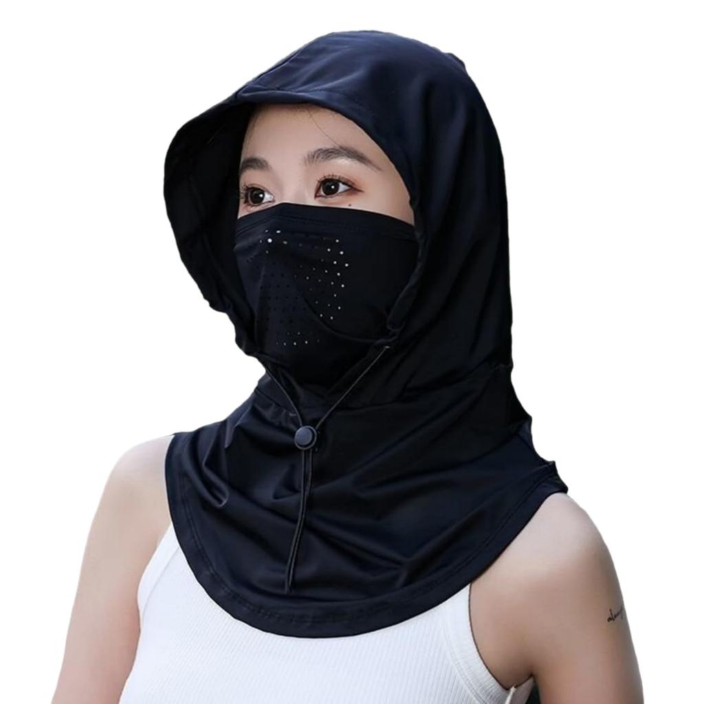Summer Sun Hat with Face -in-1, Breathable Wide for Driving Cycling Outdoor