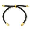 5 Pezzi Braccialetti Semilavorati in Poliammide Regolabili con Chiusura a Coulisse/Scorrevole Per Creazione Gioielli Fatti a Mano Fai da Te Accessori Lunghi 21,5 cm