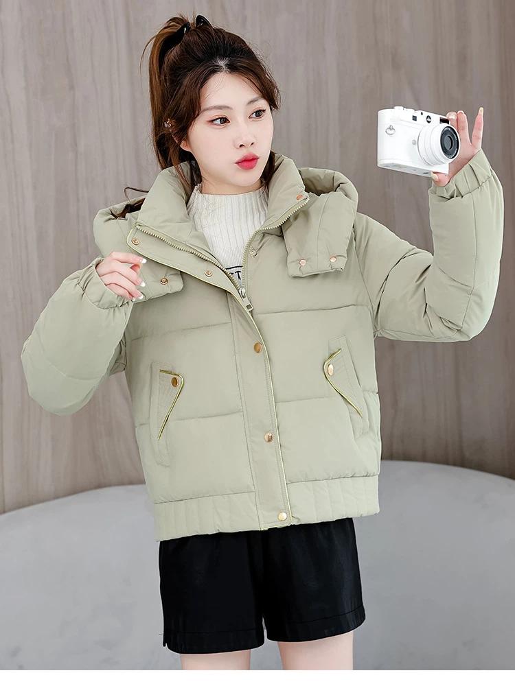 Women’s Short Hooded Windproof Thicken Warm Winter Jacket