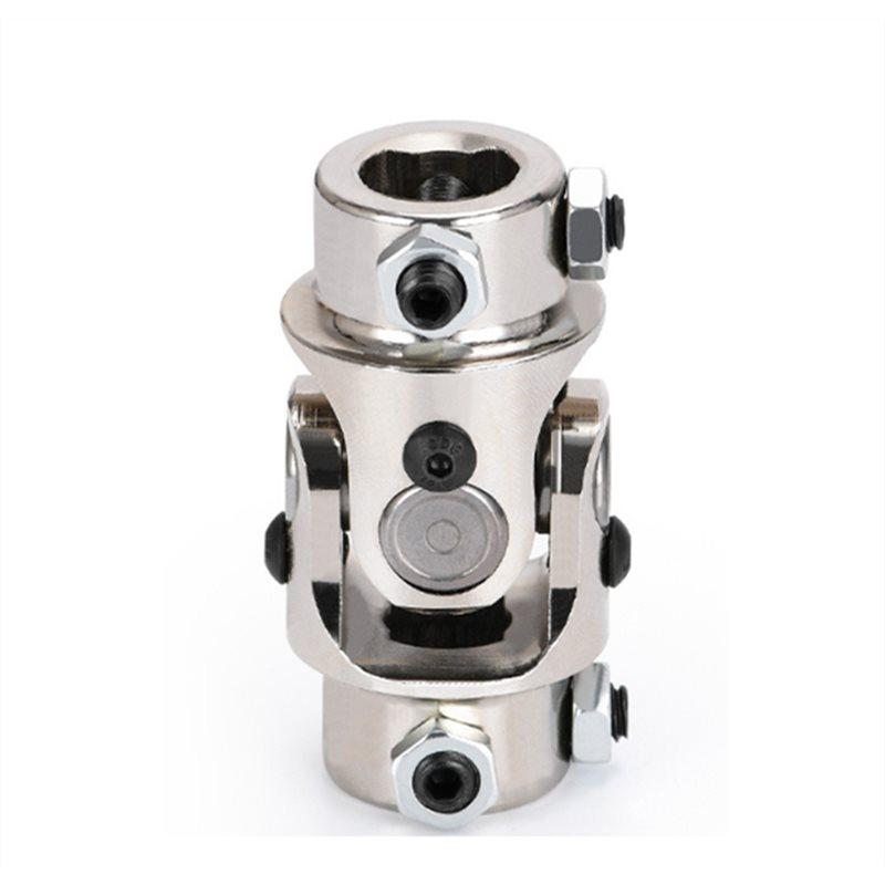 

Universal U Joint 3/4 DD X 3/4 DD Nickel Plating Single Steering Shaft 83Mm(3-1/4 ) Working Angle 35 Degree Car Part серебряный