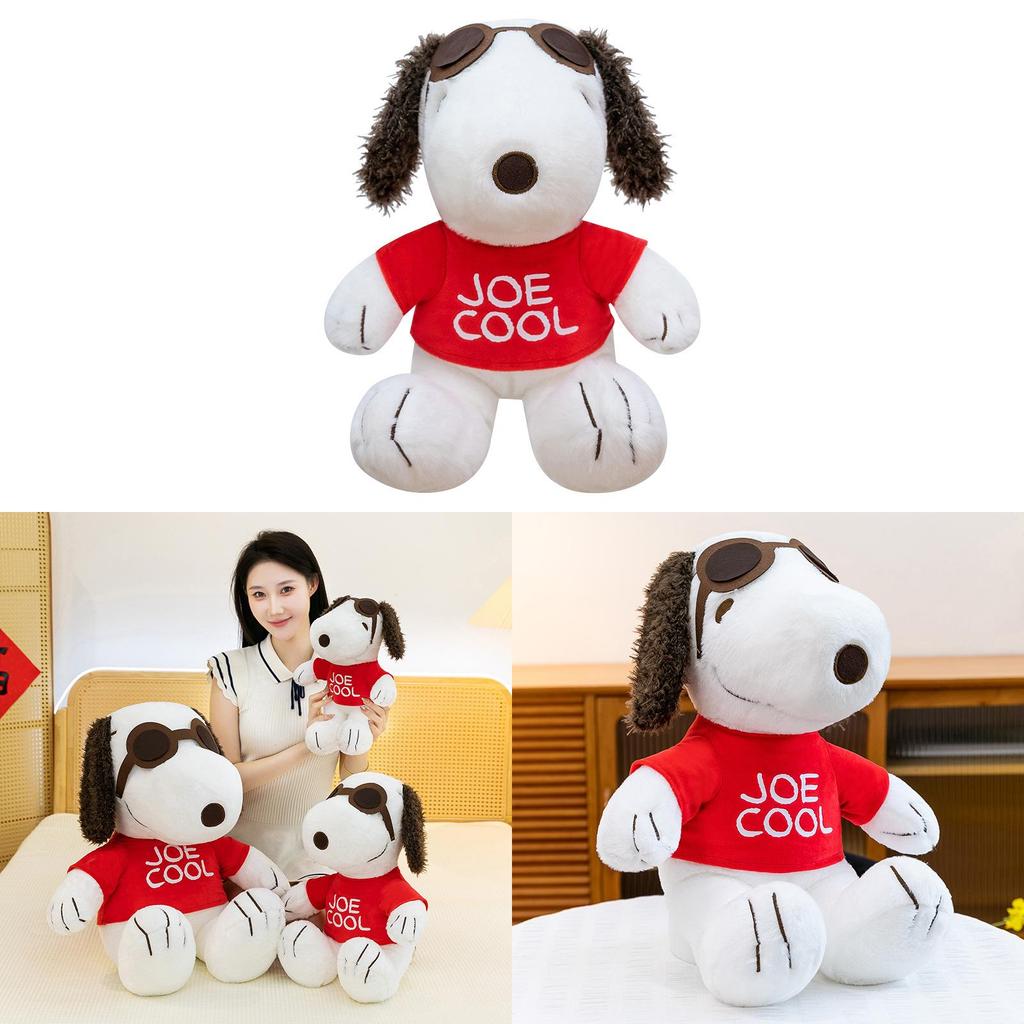 Snoopy Plüschtier, Hundefigur, weiches Stofftier, Geschenk für Kinder
