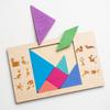 Wooden Tangram Puzzle Game - Develops Problem-Solving Skills, Enhances Mathematics and Geometry Understanding, Perfect Education