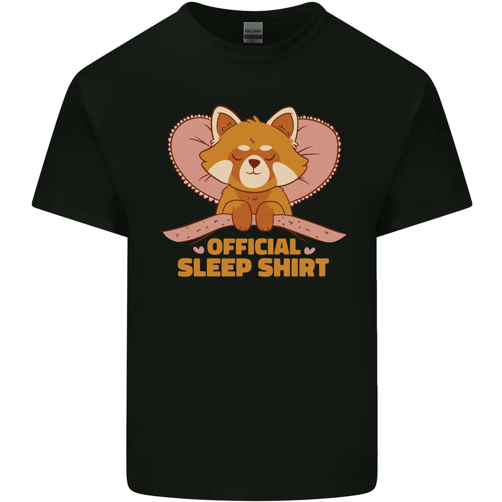 Red Panda Bear Funny Sleep Sleeping Kids T-Shirt Childrens 3XL