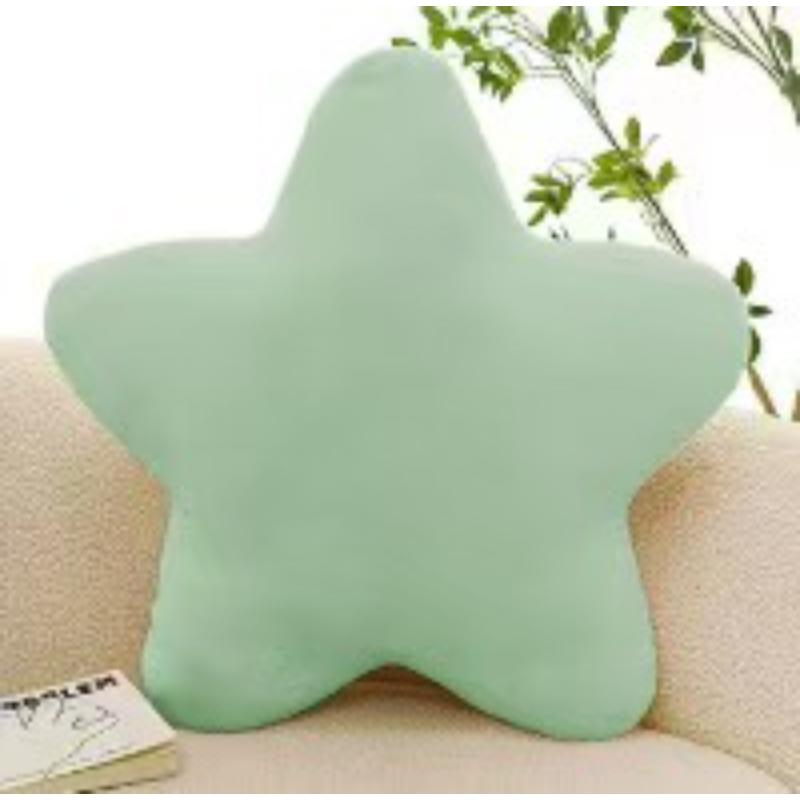 Ins Star Throw Pillow Super Soft Cute Stuffed Toy Sleeping Pillow Soft Girl Gift Girl Heart Cream Pink