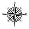 Nautical Compass Wall Decor Decorative Hanging Ornament Maritime Style Home Wall Art Accent for Living Room Office or Bedroom
