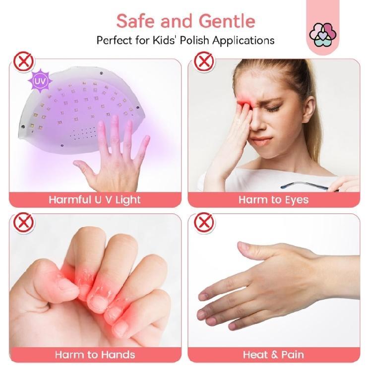 Advanced Nail Dryer System With Quiet Fan And Changeable Airflow For Salon Quality Results