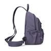 Zaino Compatto con Tasche Multiple con Zip e Tasca Laterale in Rete