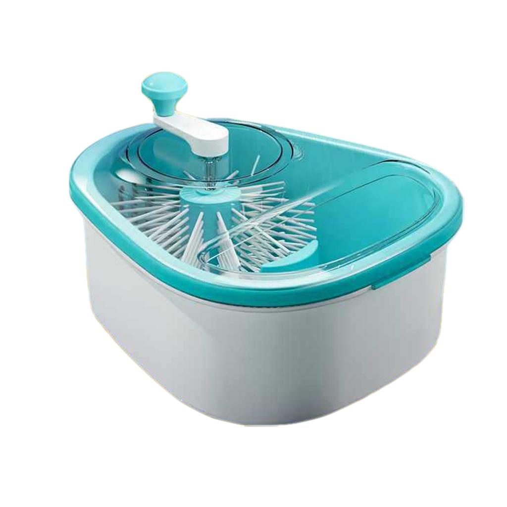 New Portable Vegetable Fruit Cleaning Spinner Labor-Saving Fruit Washers Machine Manual Kitchen Scrubber For Berries Fruits