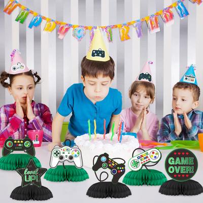 Children'S Game Birthday Theme Atmosphere Desktop Decoration Arrangement Game On Honeycomb Ornament