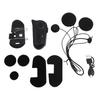 Motorrad Headset Kabellos Bluetooth Wasserdicht Staubdicht Geräuschunterdrückung Motorrad Kopfhörer für Verschiedene Helme