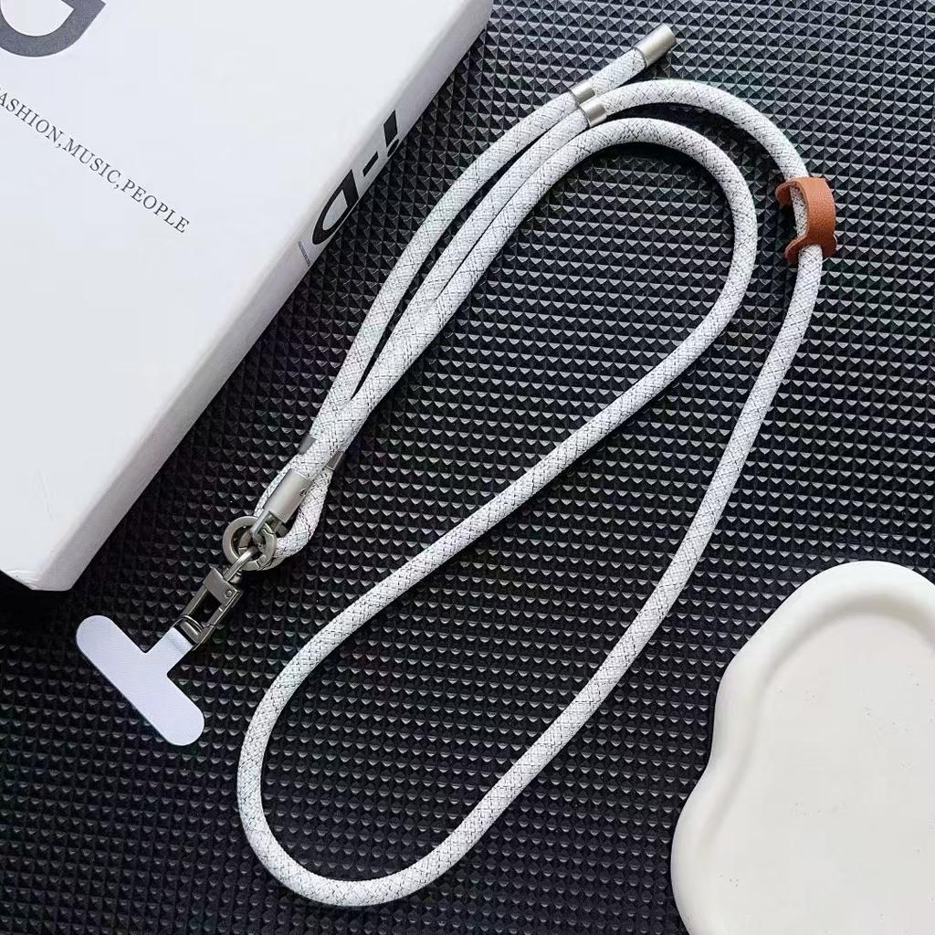 150cm Phone Long Lanyard Adjustable Crossbody Shoulder Strap with Tether Tab,Diameter: 8mm