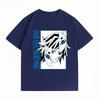 Unisexs Clothing 100 Cotton Summer TShirt Demon Slayer Giyu Print Anime Streetwear Casual Short Sleeve Tops