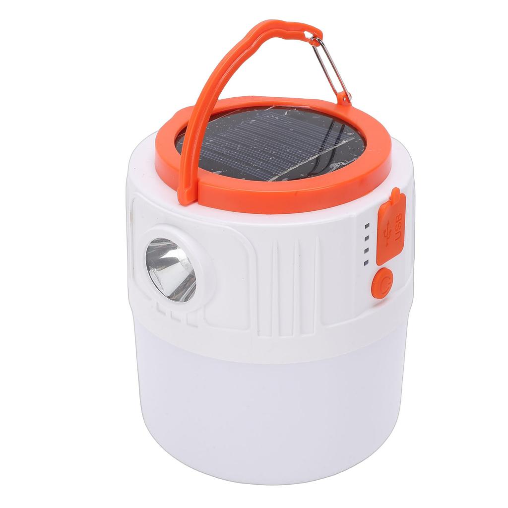 Solar Camping Light with Remote Control Portable LED Lamp for Emergency Outdoor Activities USB Rechargeable