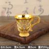 Elegant European Style Zinc Alloy Shot Glass Set Vintage Decorative Drinking Cup Home Bar Whiskey Liqueur