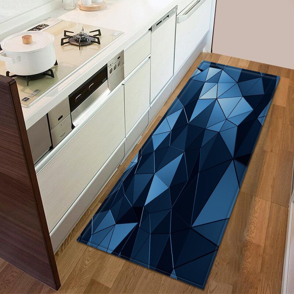 Eingangstürmatte, Küche, Schlafzimmer, Teppich, rutschfester Boden, Flurteppich, modernes Druckmuster, Bodenmatte