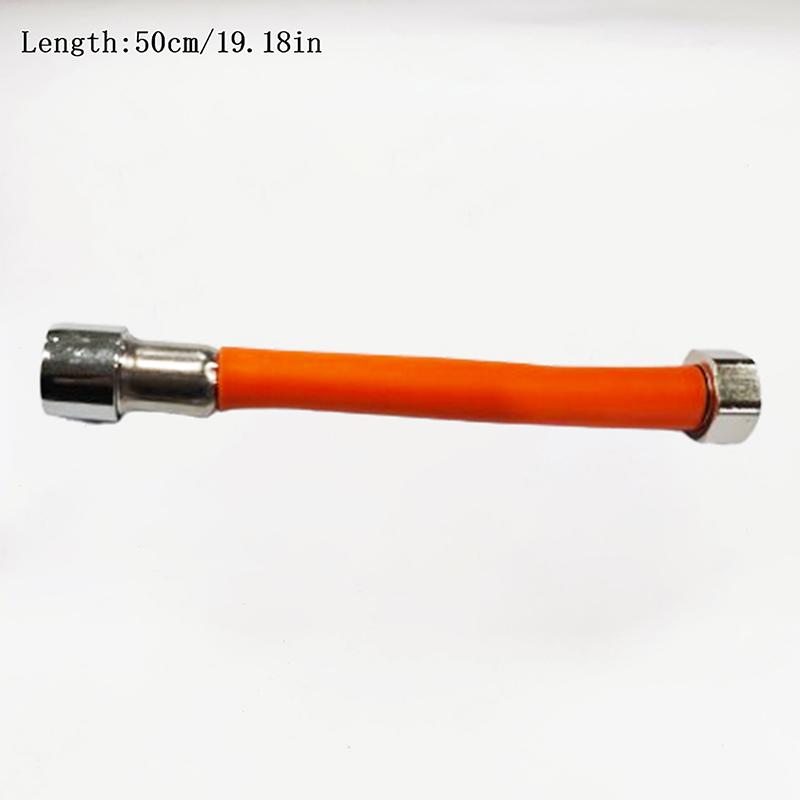 360Degree Rotation 1/2'' Faucet Extender Bathroom Adjust Free Bending Splashproof Universal Extension Tube Adapter Accessories