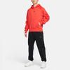Nike Air Solid Logo Fleece Hoodie Men Hoodies Light-Red Dark-Red FB7208-696