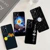 Outer Space Planet Stars Moon Case For Samsung Galaxy S24 S23 S22 S21 Ultra S20 FE Note 20 10 Plus S8 S9 S10 Back Cover