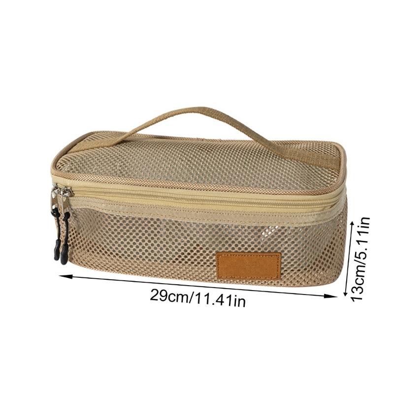 Camping Cooking Utensils Organizers Travel Cutlery Tableware Bag Cooker Storage Wear-Resistant Kitchen Cookware Handbag